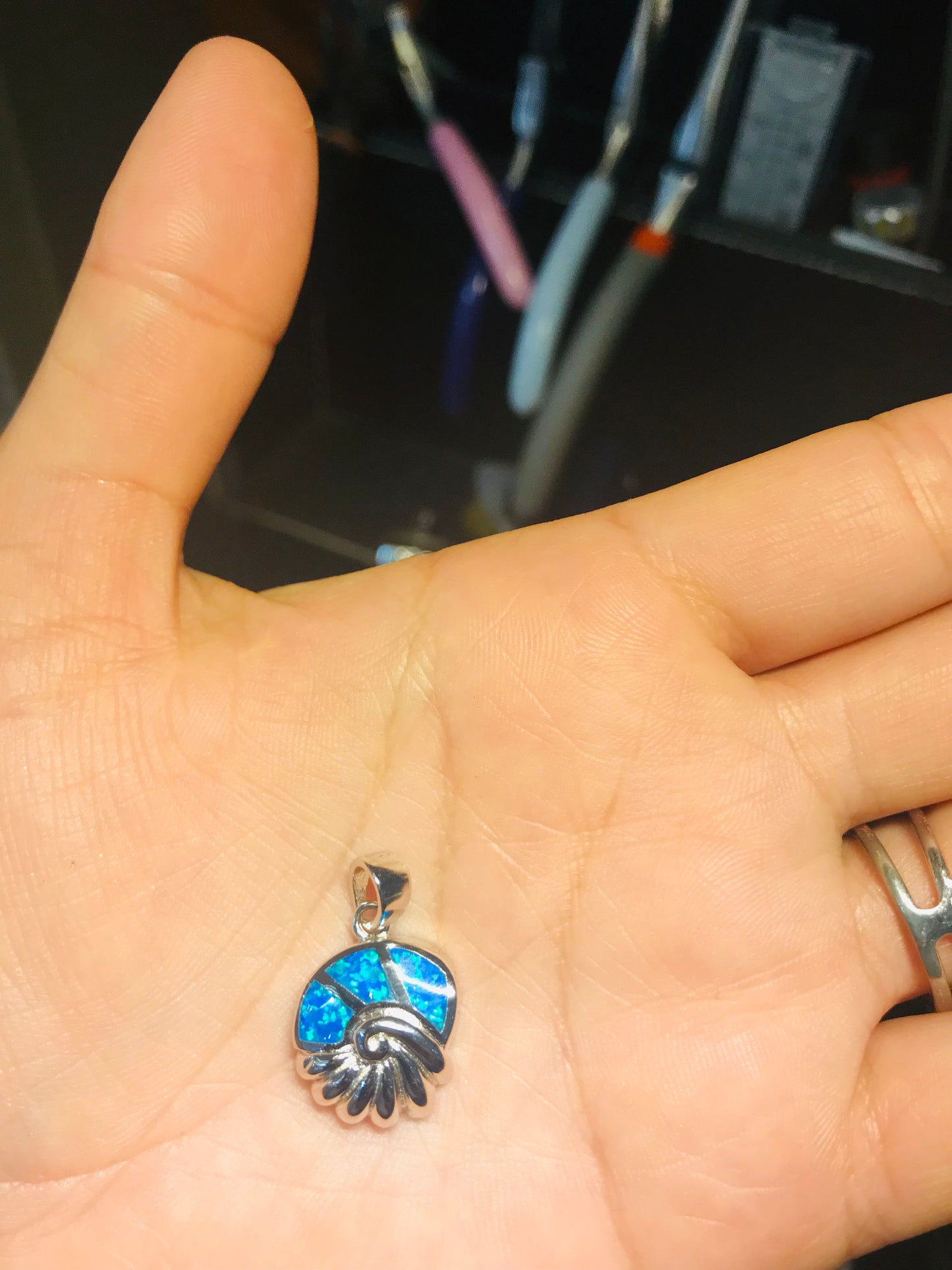 Pendentif en argent sterling