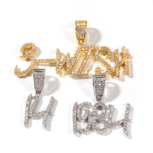 petites lettres cursives personnalisées, cadeaux, colliers et bijoux à faire soi-même