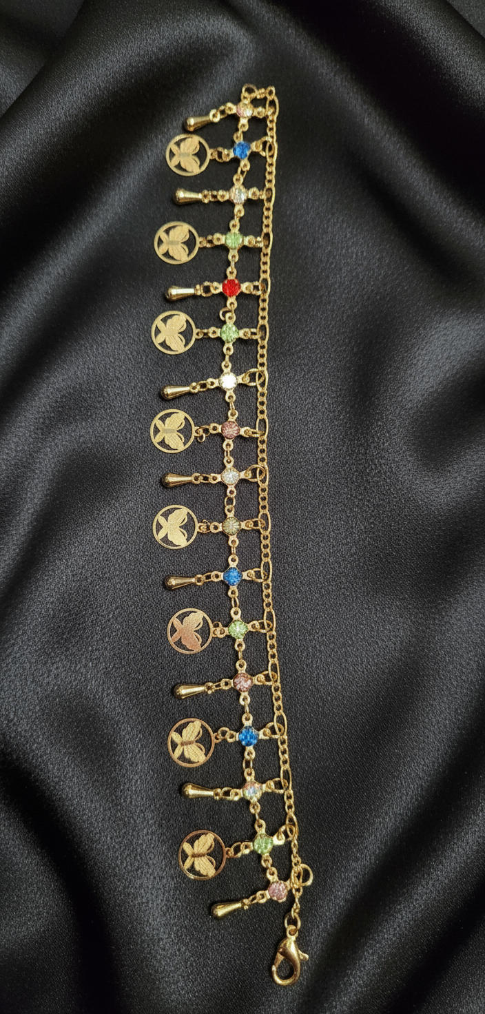 ਫੈਸ਼ਨੇਬਲ ਗੋਲਡ ਪਲੇਟਿਡ ਐਨਕਲੇਟ