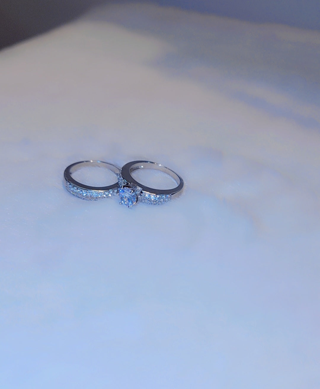 Bague superposée en argent sterling