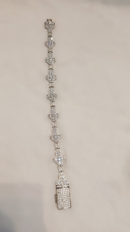 Bracelet plaqué or glacé