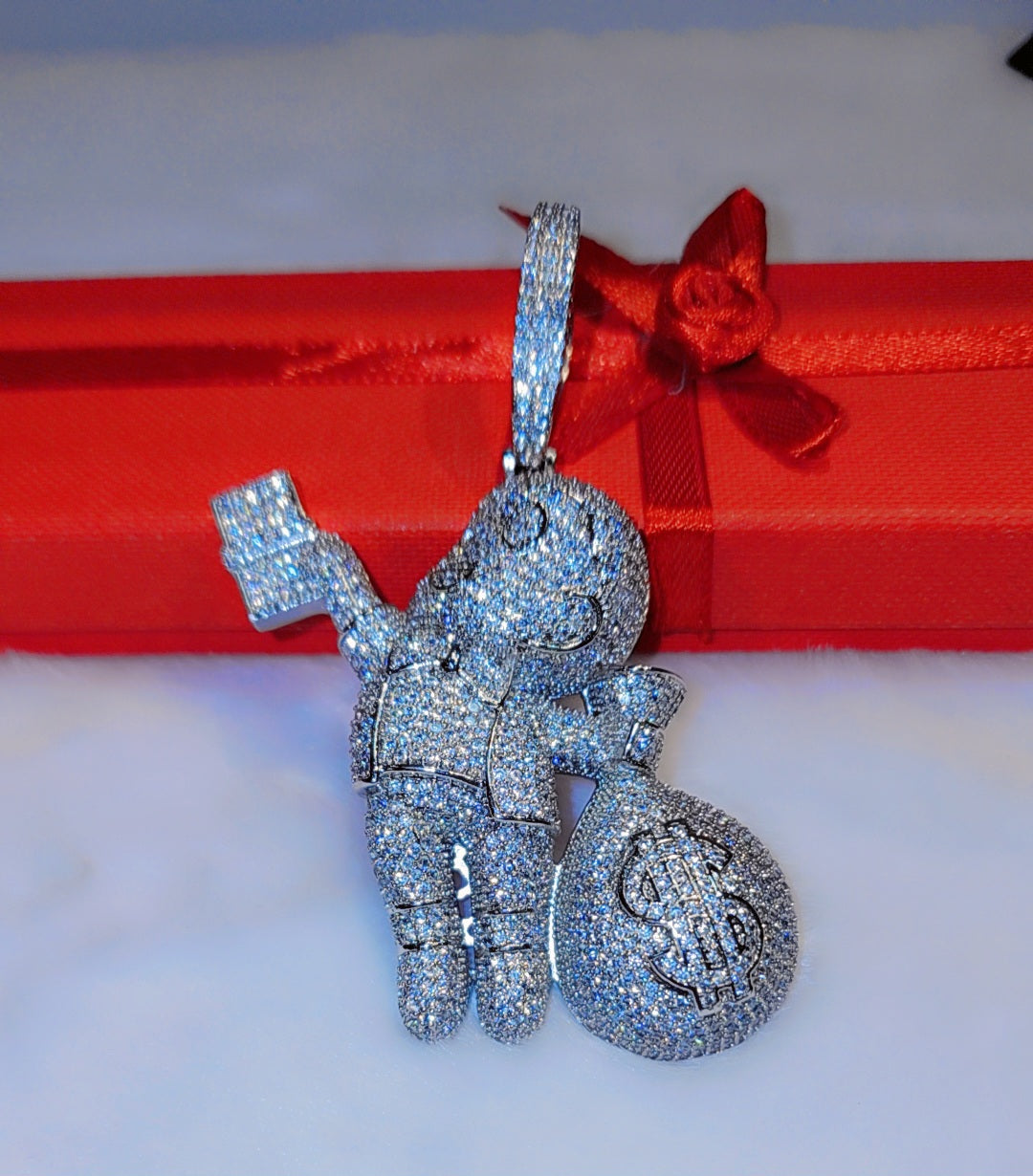Pendentif Money Man glacé