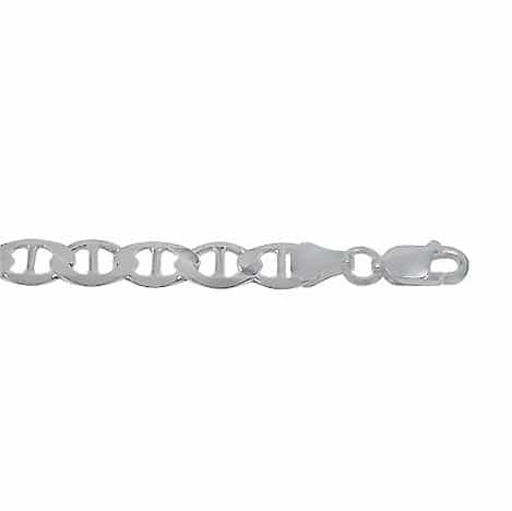 Sterling silver extra flat Marine (Gucci) chain(9.5mm)