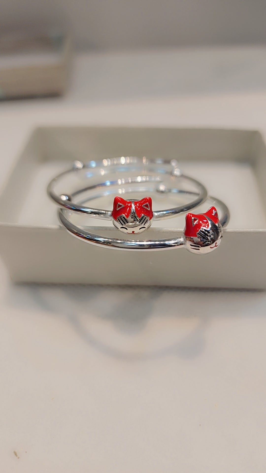 Bracelets bébé en argent véritable