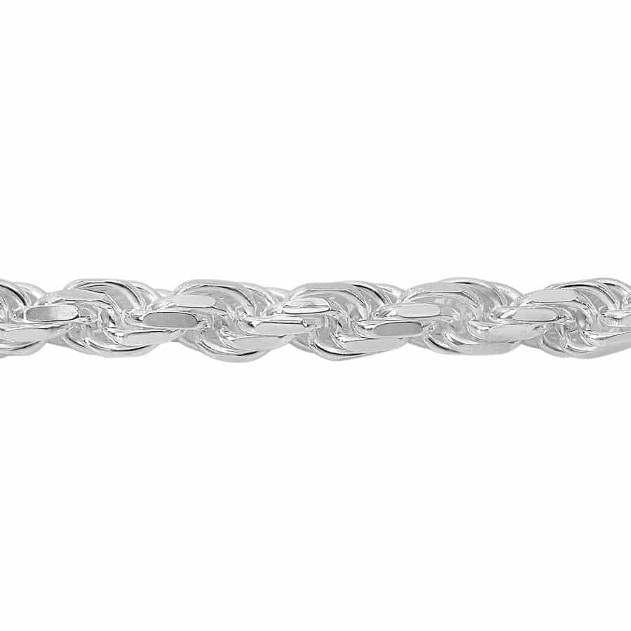 Chaîne en argent sterling taille diamant (3,2 mm)