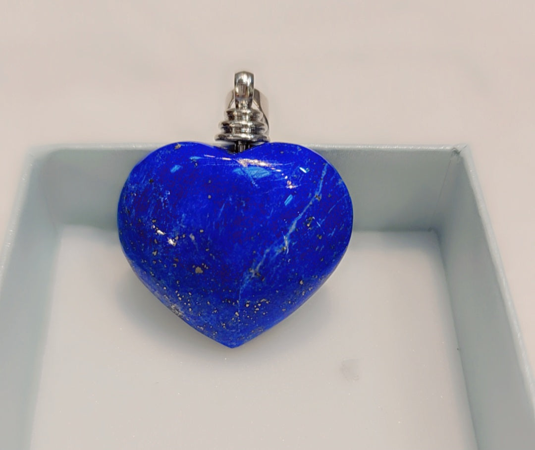 Argent sterling et véritable pierre de lapis-lazuli