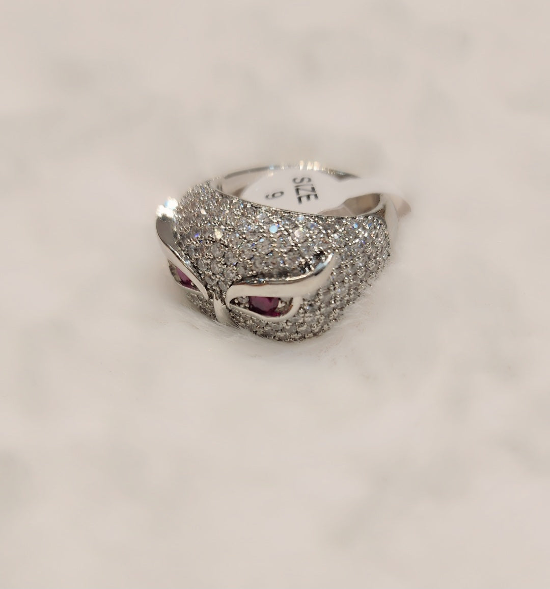 Bague hibou glacée