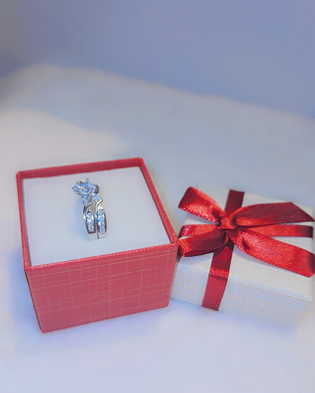 Bague superposée en argent sterling