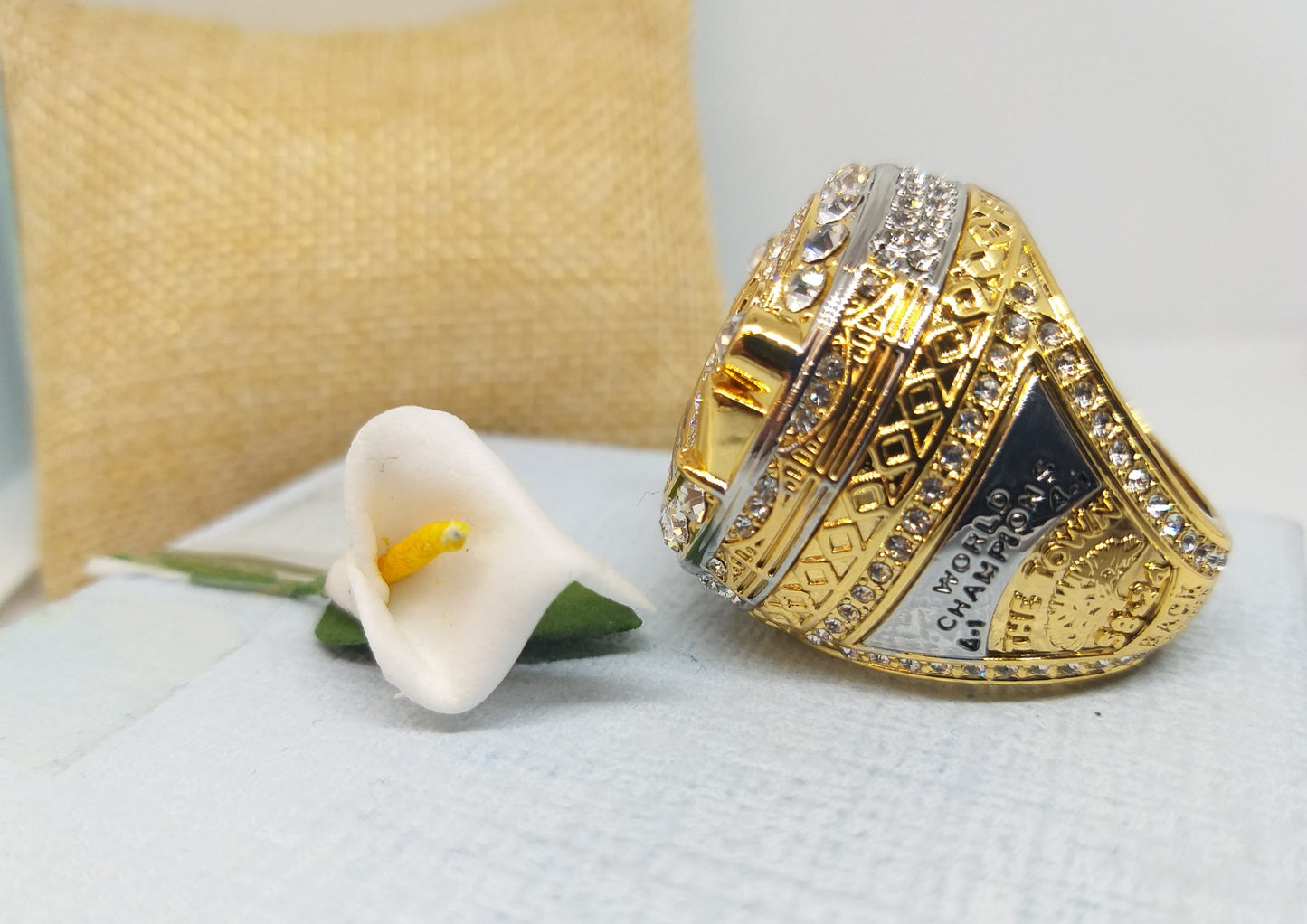 Bague de championnat du monde Curry Golden State Warriors