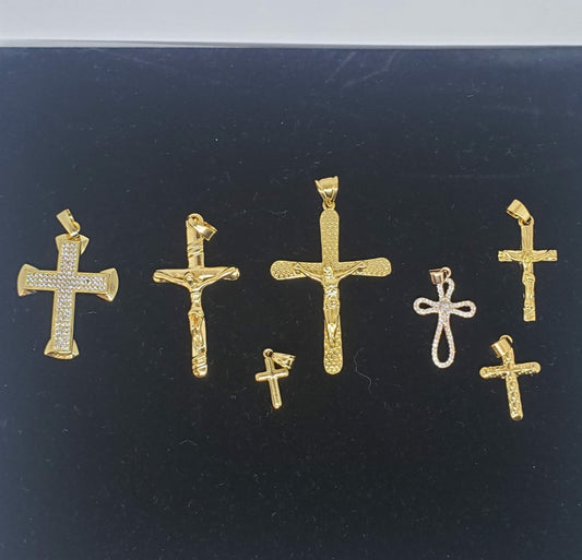 18-K GP Holy Cross & Crucifix