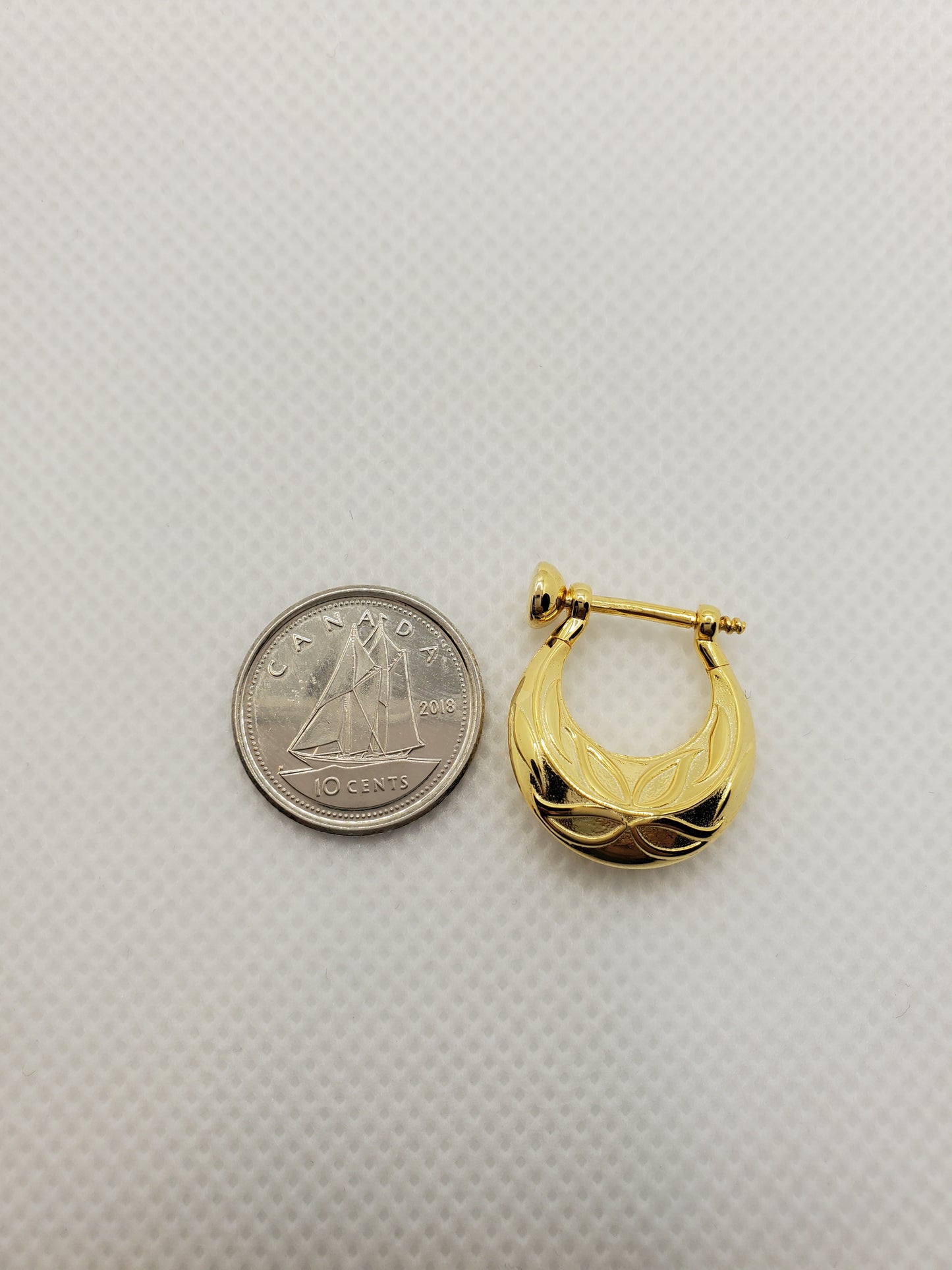 Screw Back Real Silver Gold Filled Nattiyan