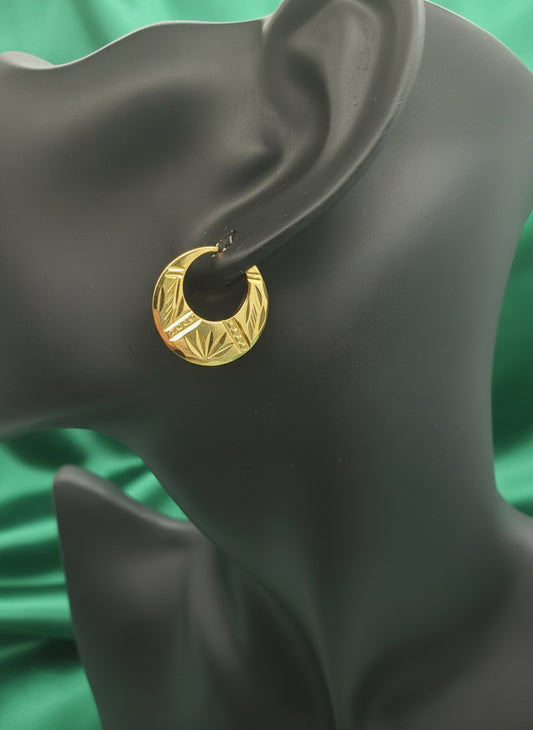 Boucles d'oreilles Nattiyan au design moderne