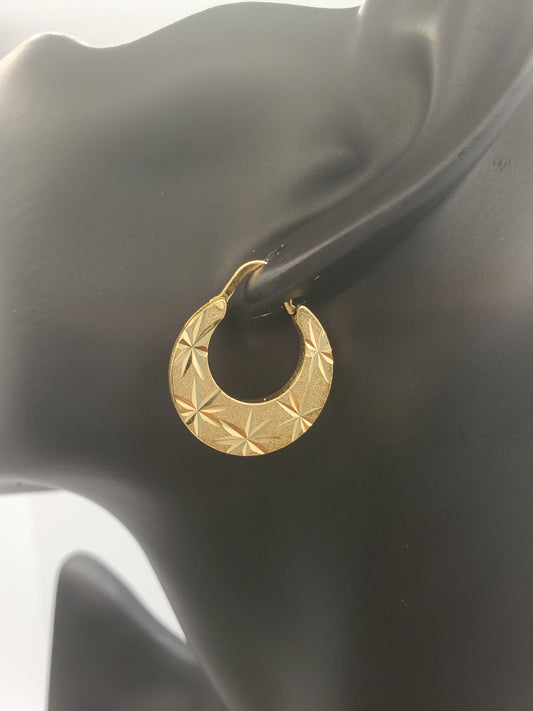 Boucles d'oreilles Nattiyan à la mode