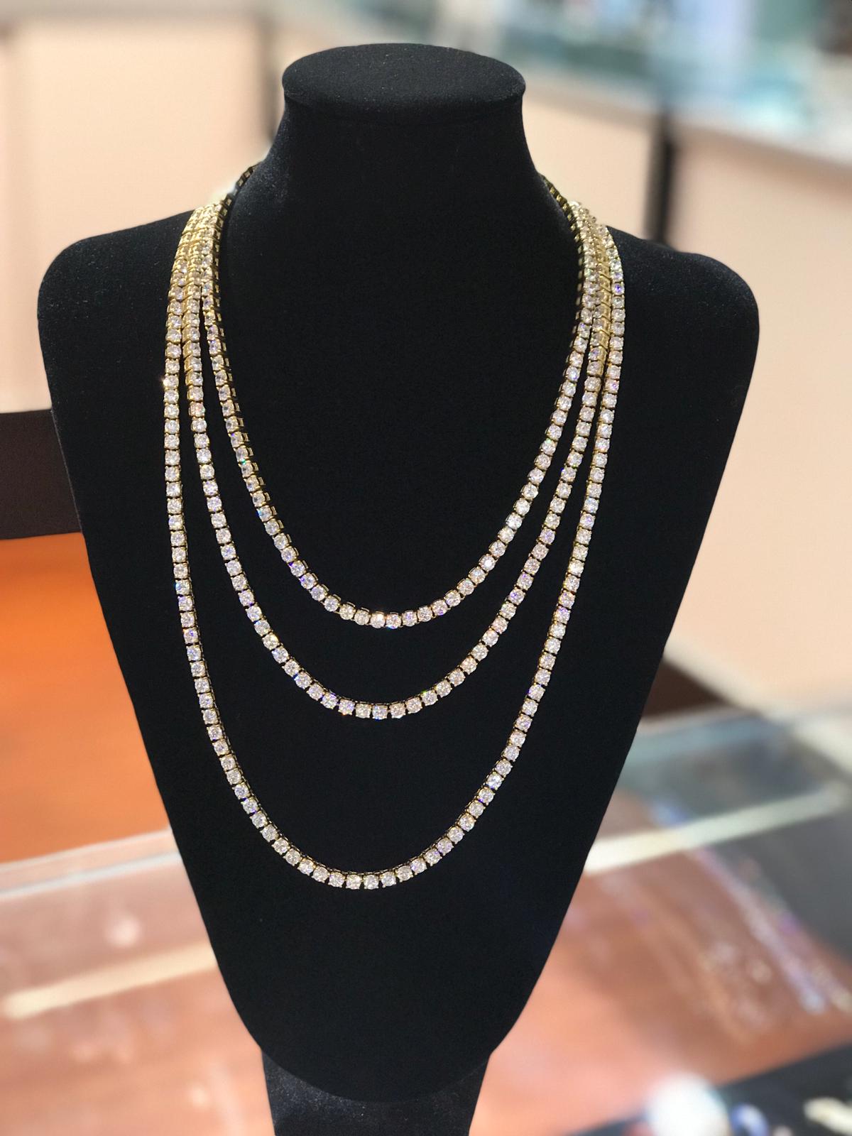 Chaînes de tennis en acier inoxydable