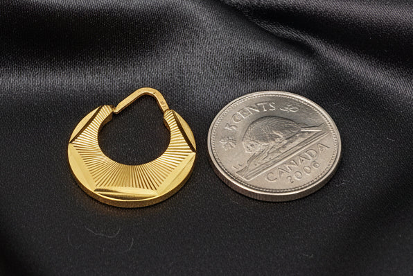 Nattiyan Gold Plated Earrings - 7Jewelry