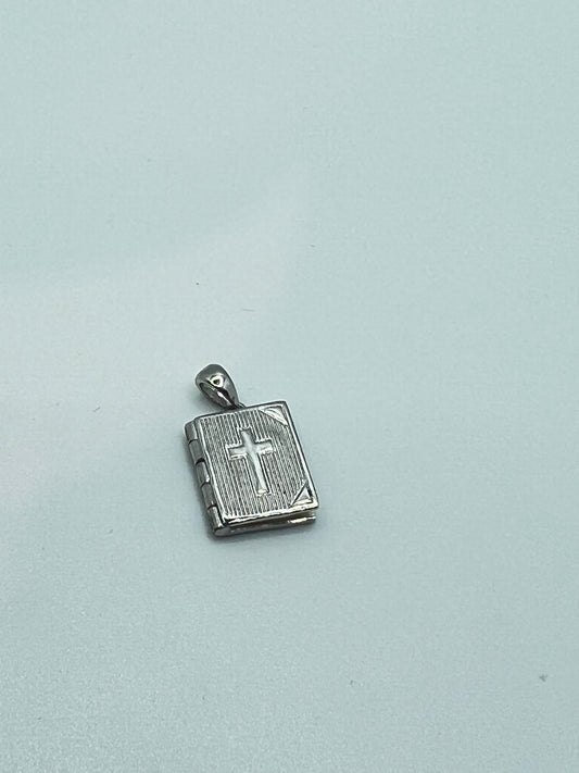 Médaillon biblique en argent véritable