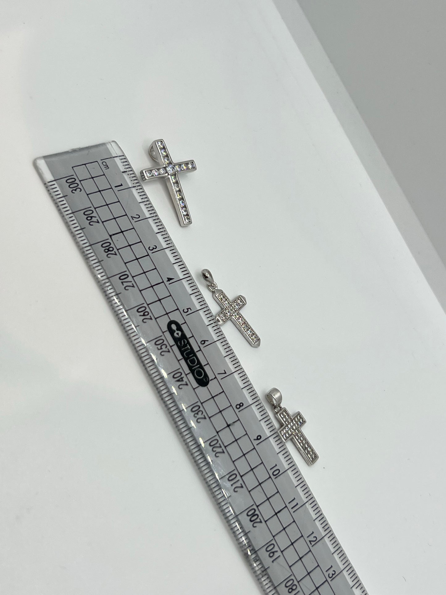 Pendentifs croix en argent véritable