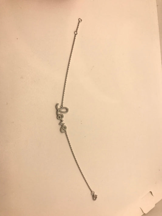 Bracelet d'amour en argent sterling