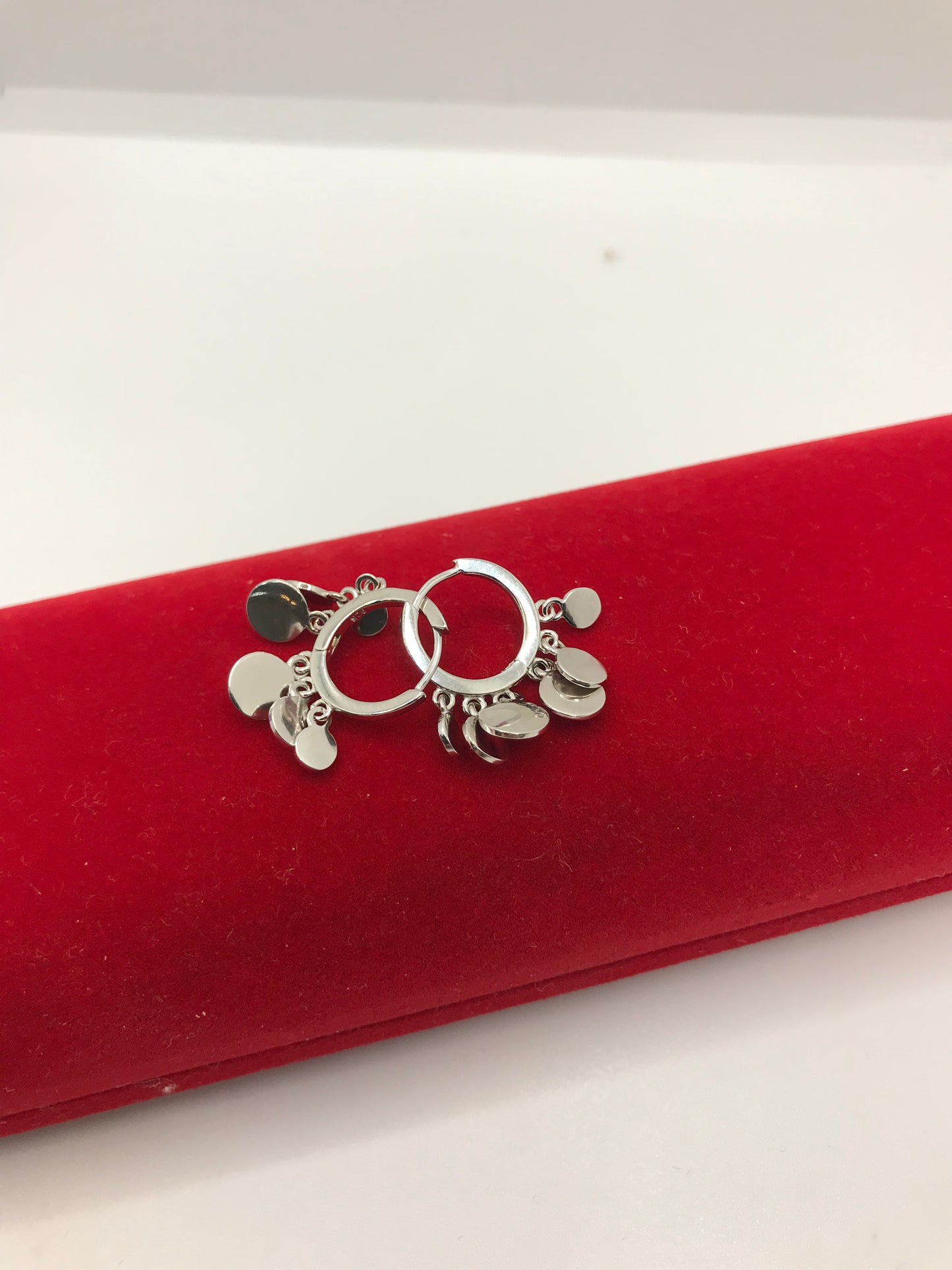 Créoles pendantes en argent sterling 925