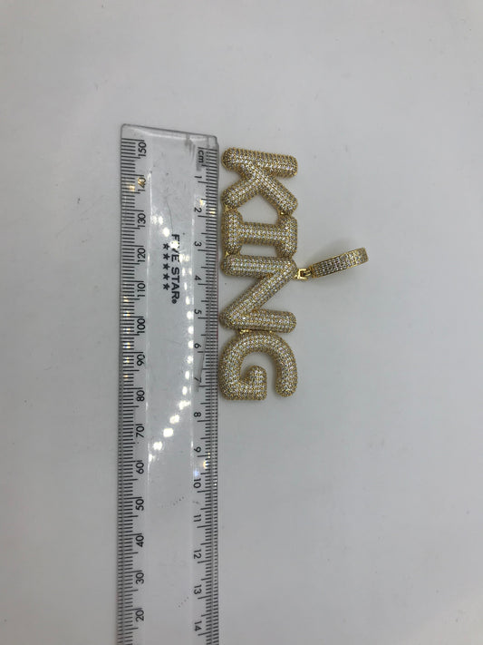 Pendentif roi glacé hip-hop