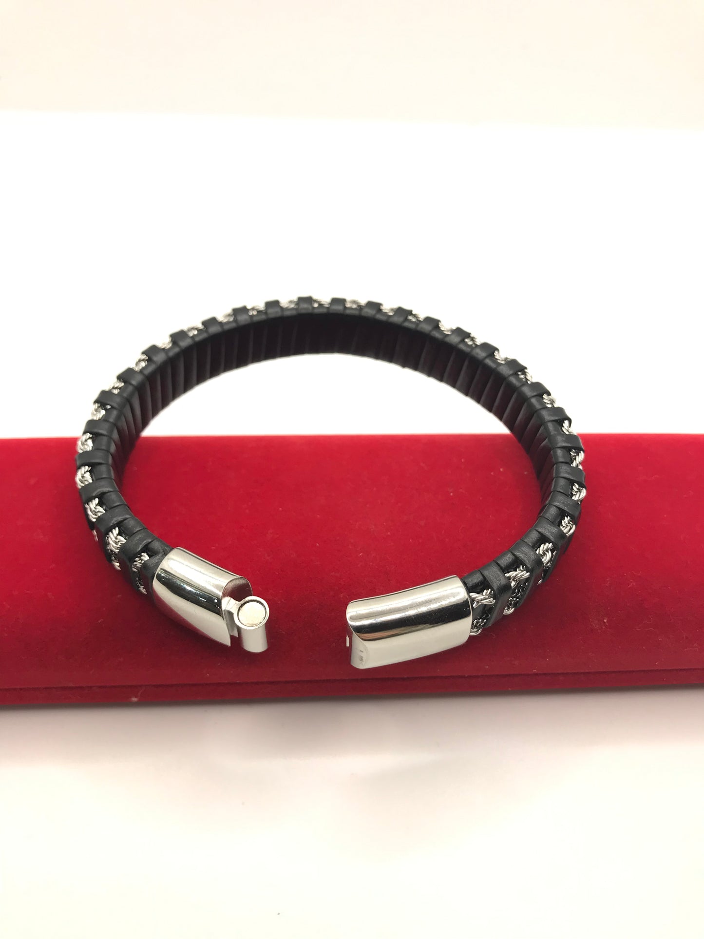 Bracelet en cuir style corde