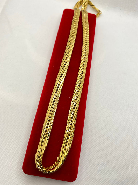 Chaîne et bracelet serpent