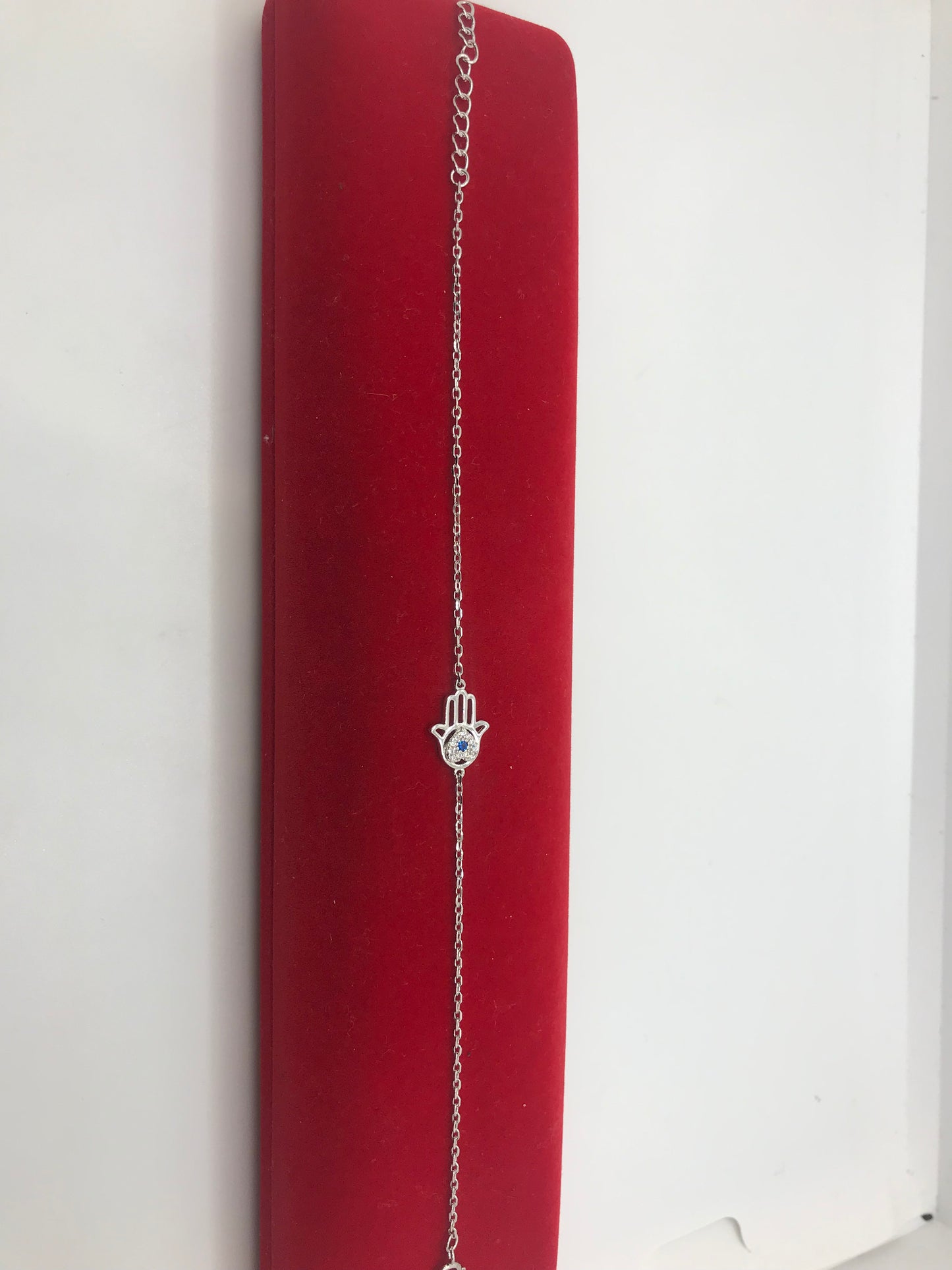 Bracelet Hamsa en argent sterling