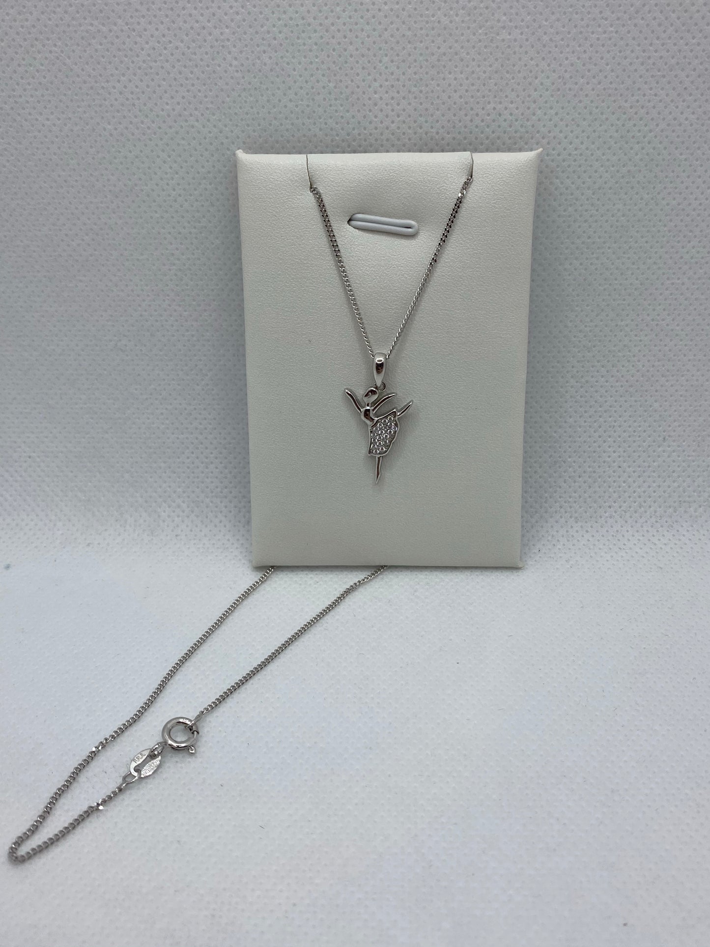Collier de danseuse en argent véritable