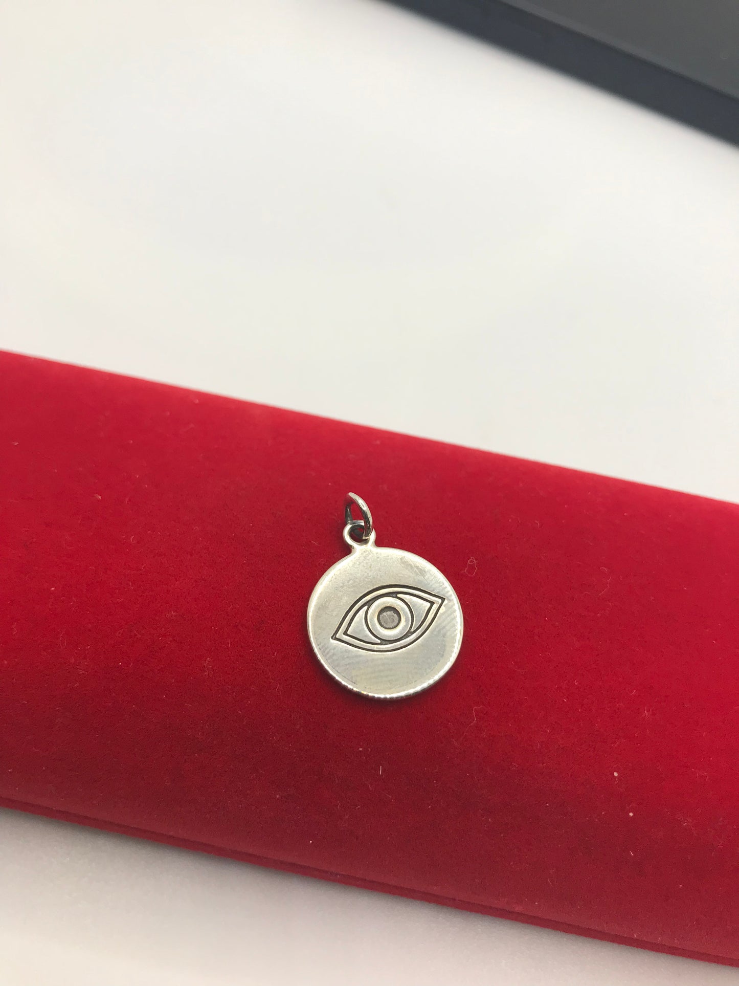 ਸਟਰਲਿੰਗ ਸਿਲਵਰ ਬੁਰੀ ਅੱਖ ਵਾਲਾ ਪੈਂਡੈਂਟ