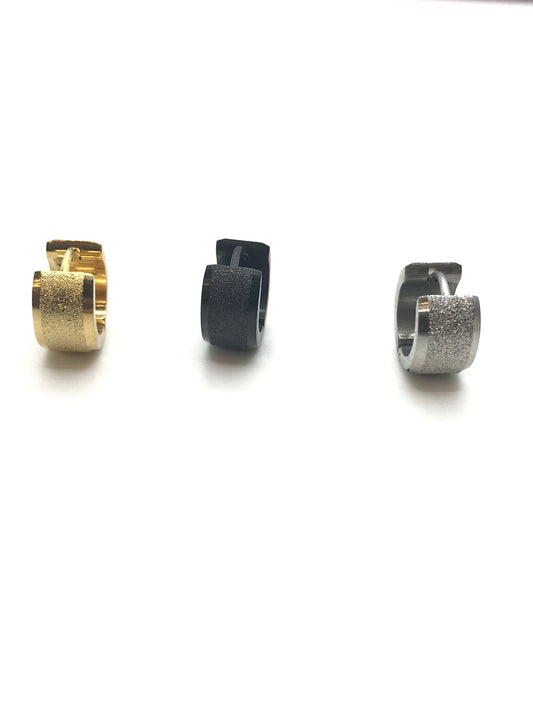 Créoles scintillantes à motifs haies