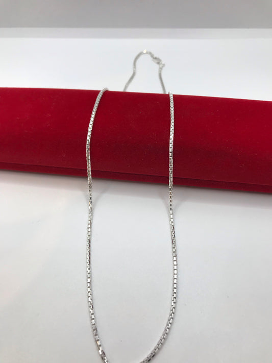 Chaînes à maillons en argent véritable