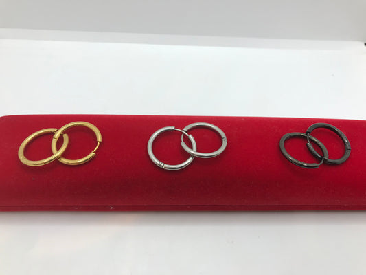 boucles d'oreilles créoles pour hommes