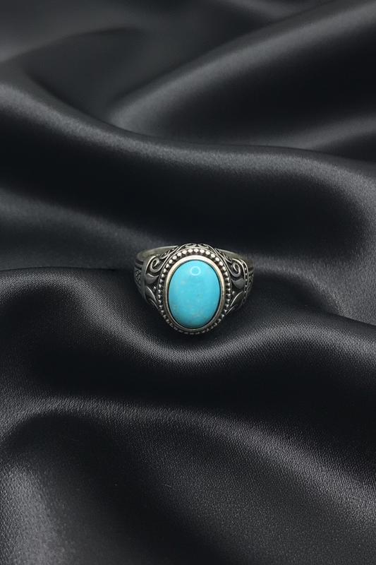 Sterling silver turquoise stone ring