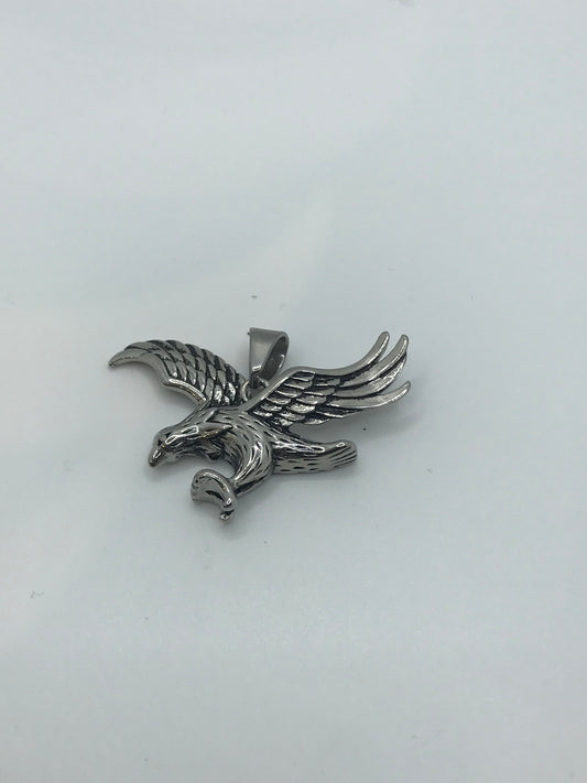 Pendentif aigle en acier inoxydable