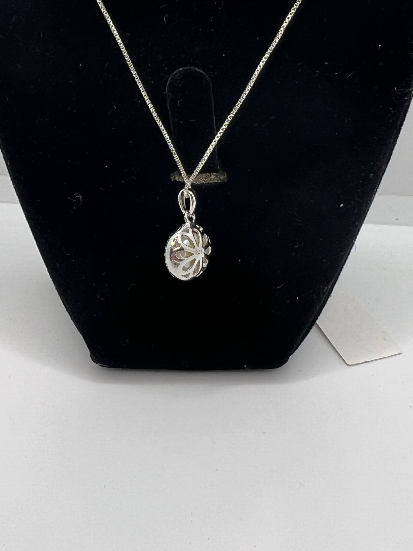 Collier de perles d'eau douce en argent véritable