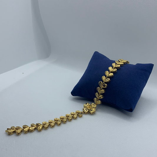 Gold plated bracelet