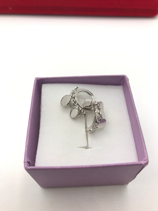 Créoles pendantes en argent sterling 925