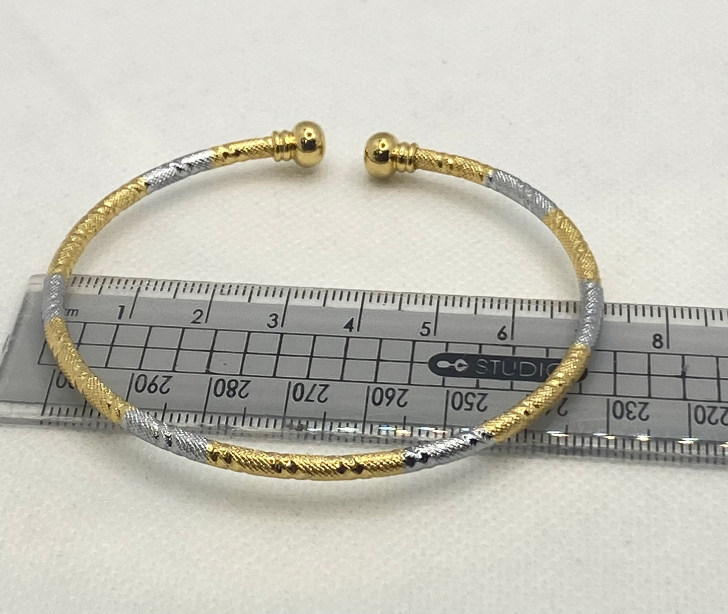 Bracelets plaqués or taille unique