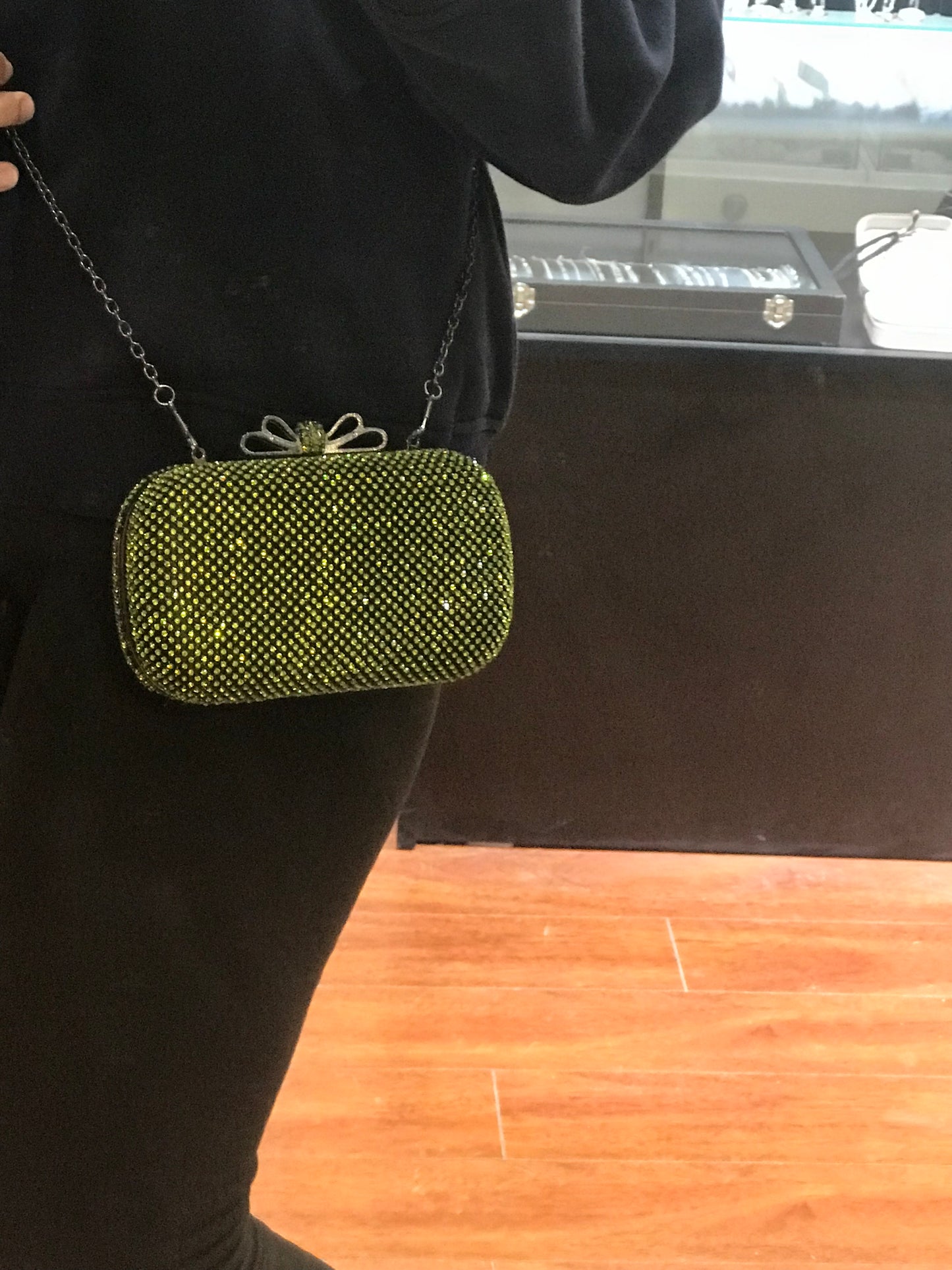 Pochette verte tendance