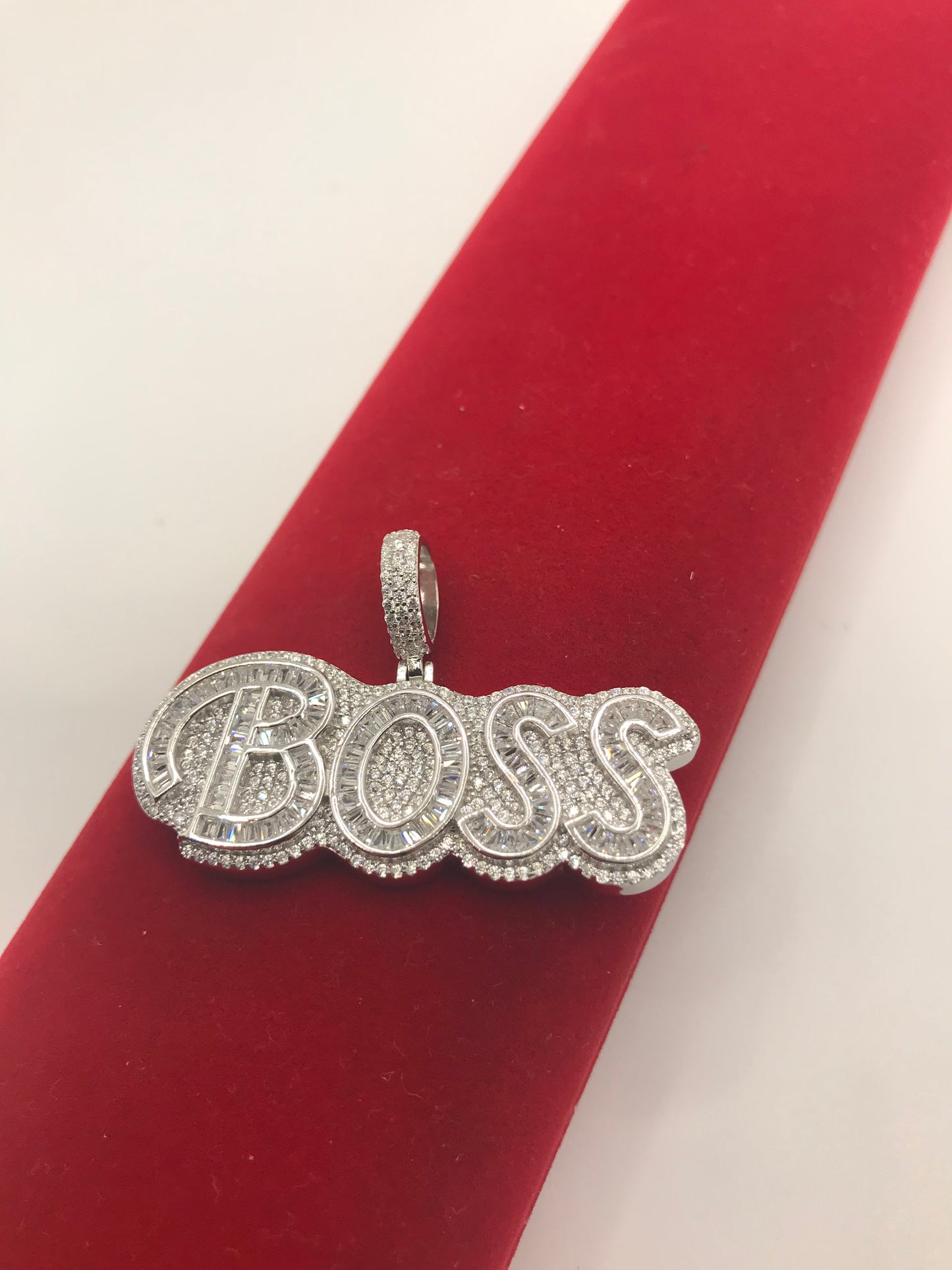 Pendentif patron en argent sterling