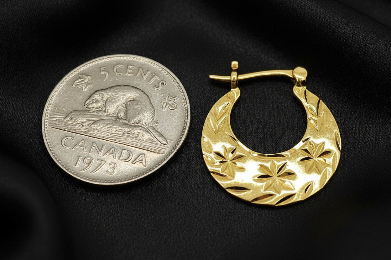 24k gold filled real silver modern nattiyan earrings