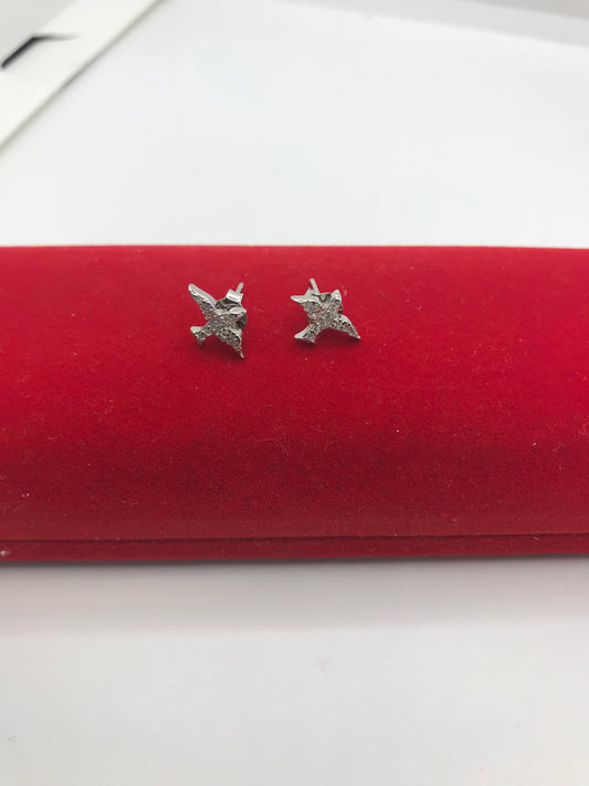 Boucles d'oreilles oiseaux en argent sterling 925