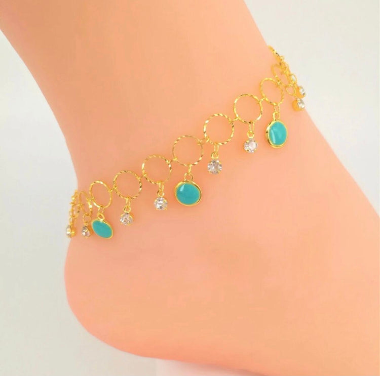 Gold Plated Anklets