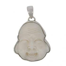pendentif Bouddha en argent sterling