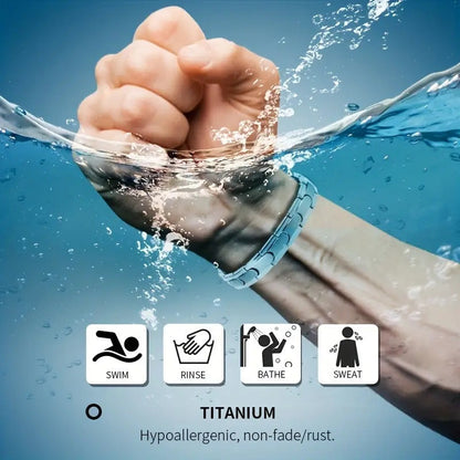 Celebrate love and well-being with the Couple's Magnetic Energy Bracelet.
Made from premium titanium stainless steel with embedded magnets, these unisex bracelets support circulation, joint comfort, and natural energy flow. A meaningful gift for couples that combines style, strength, and wellness.