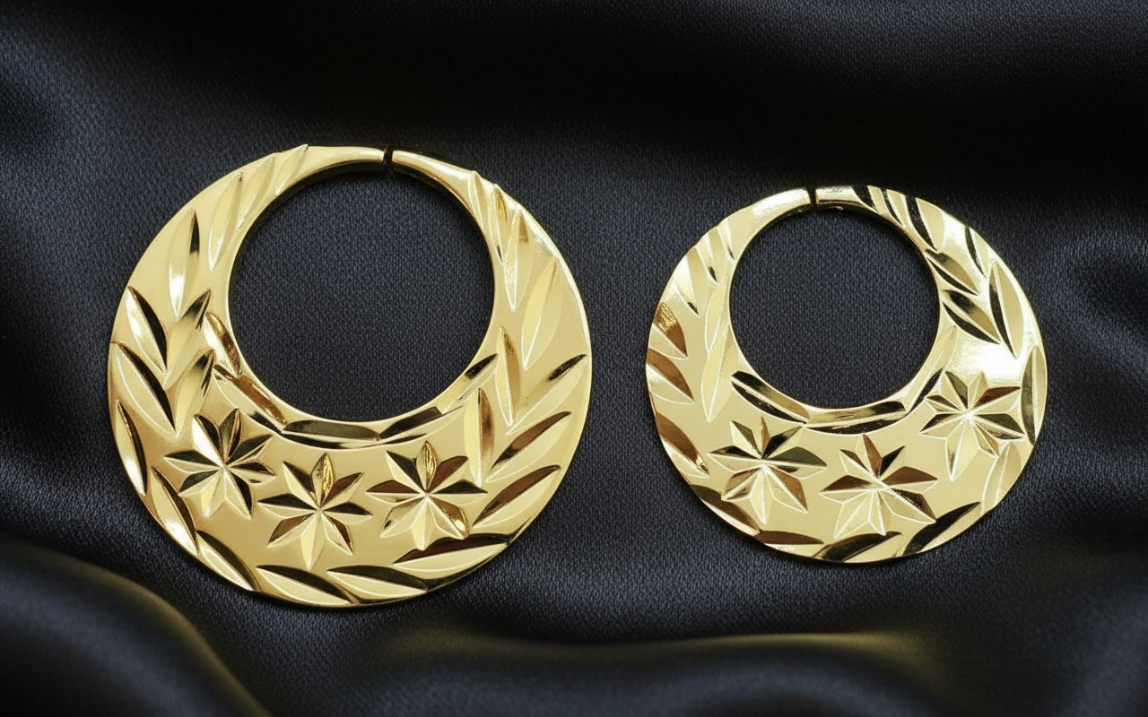 Boucles d'oreilles classiques Nattiyan 💥En rupture de stock💥