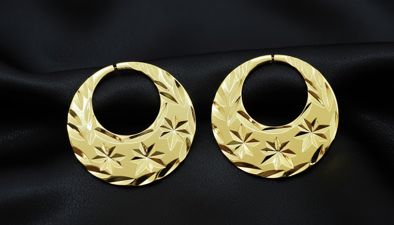 Boucles d'oreilles classiques Nattiyan 💥En rupture de stock💥