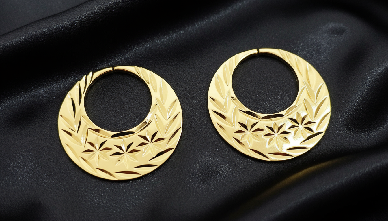 Boucles d'oreilles classiques Nattiyan 💥En rupture de stock💥