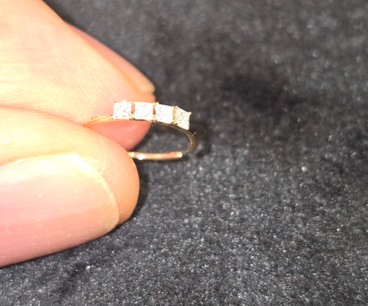 14k ਸੋਨੇ ਦੀ ਨੱਕ ਦੀ ਅੰਗੂਠੀ