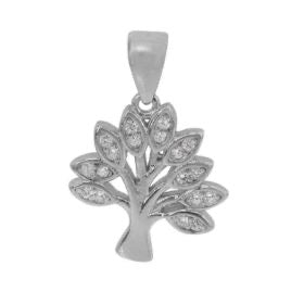 Pendentif arbre généalogique en argent sterling